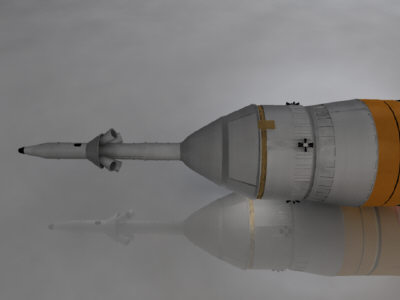 3d model ares 1 rocket - ARES 1 Rocket by Monkey Wrench